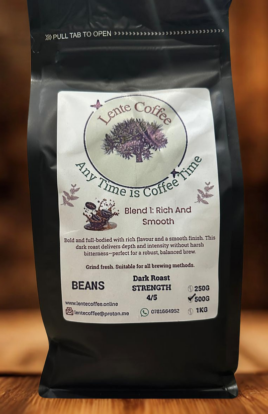 Blend 1 - Rich And Smooth Dark Roast (Beans) 500g