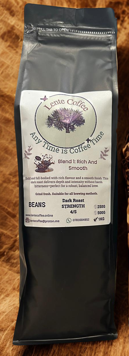 Blend 1 - Rich And Smooth Dark Roast (Beans) 1KG
