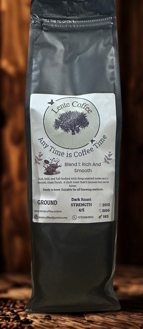 Blend 1 - Rich And Smooth Dark Roast (Ground) 1Kg