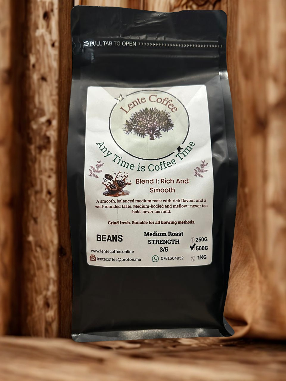Blend 1 - Rich And Smooth  Medium Roast (Beans) 500g