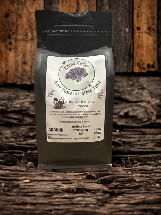 Blend 1 - Rich And Smooth  Medium Roast (Ground) 500g